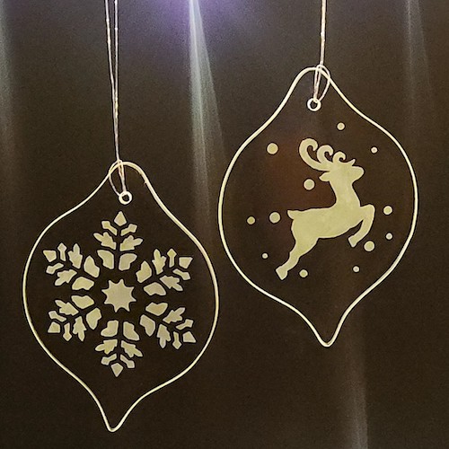 Dashing Through the Snow Ornament Set